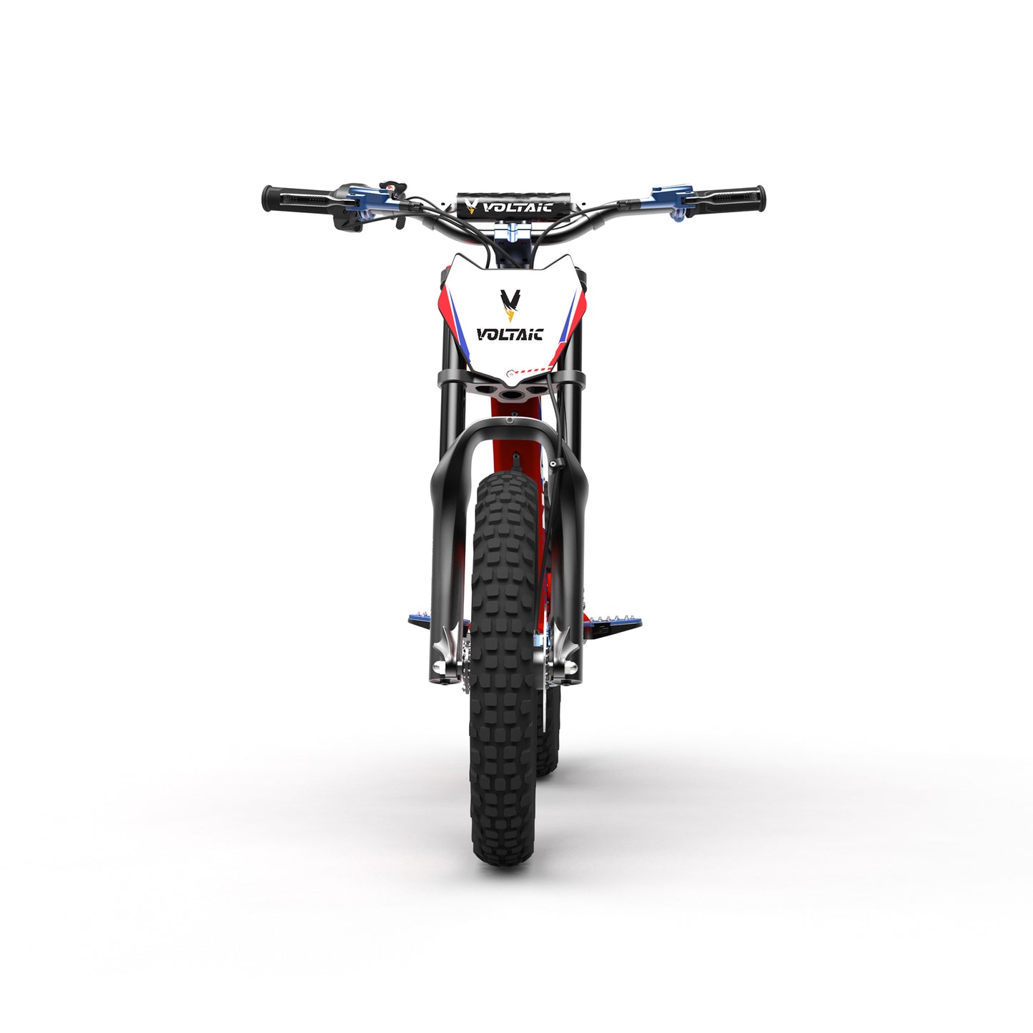 VOLTAIC Flying Fox Youth 750w Electric Dirt Bike w/60 minutes Max Range & 19mp/h Max Speed - Red